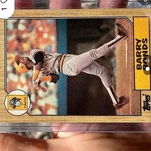 Barry Bonds Pirates baseball card